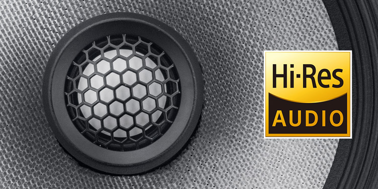 Hi-Res Audio Certified Hard Dome Tweeter