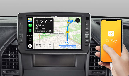 Online Navigation with Apple CarPlay - X903D-V447
