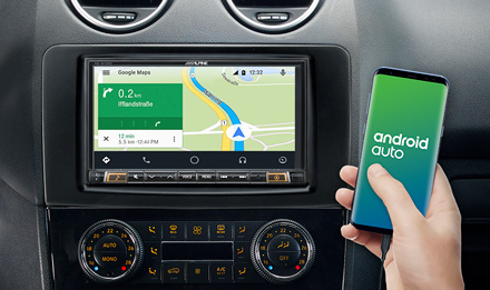 Online Navigation with Android Auto - INE-W720ML