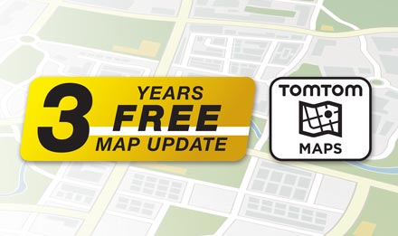 TomTom Maps with 3 Years Free-of-charge updates - X903D-G6